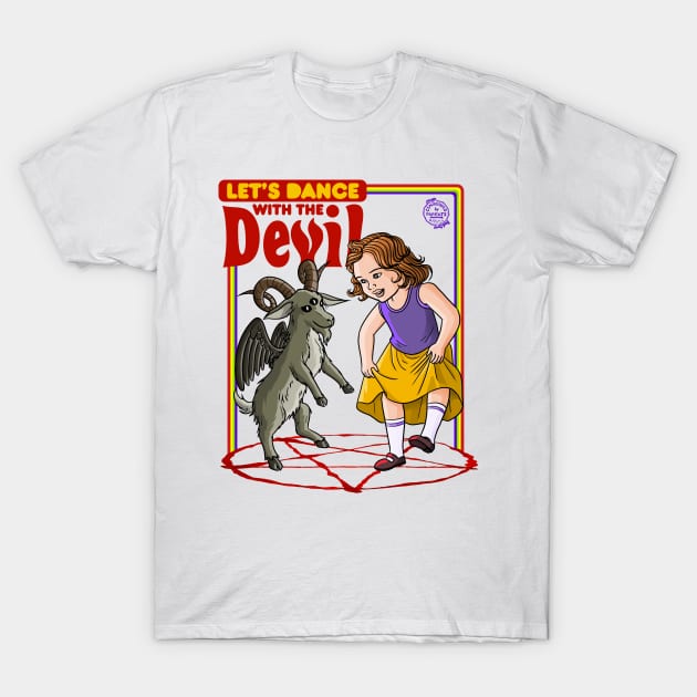 Let's Dance with the Devil Satanic Baphomet game T-Shirt by Juandamurai